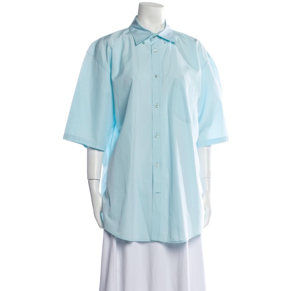Balenciaga logo, brand new unisex button down shirt